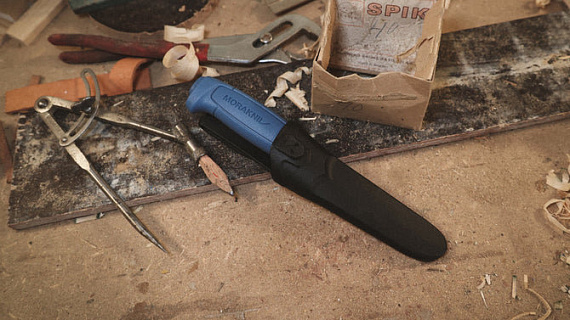 Нож Morakniv Basic 546 Синий - Фото 5 большая