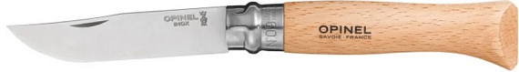 Нож Opinel №9 Бук, блистер - Фото 2 большая