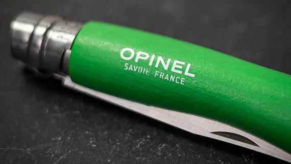 Нож Opinel №7 Trekking Зелёный - Фото 4 большая