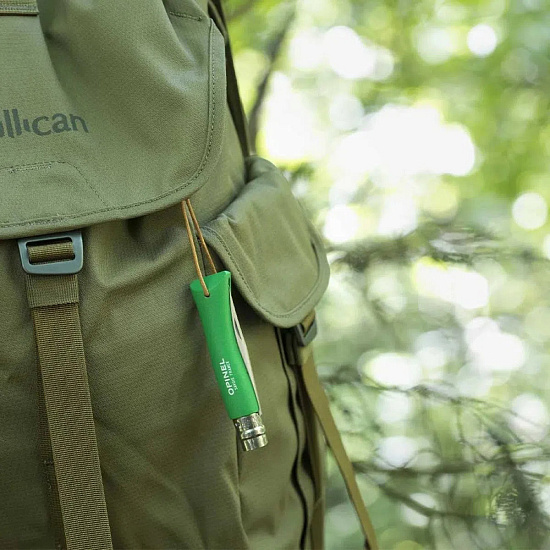 Нож Opinel №7 Trekking Зелёный - Фото 6 большая