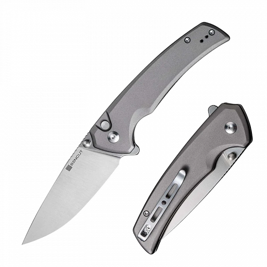 Нож Sencut Serene сталь D2 рукоять Алюминий Серый - Фото 1 большая