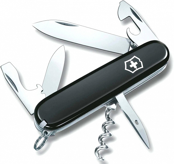 Нож Victorinox Spartan 91мм 12 функций Black - Фото 1 большая