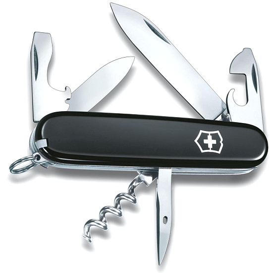 Нож Victorinox Spartan 91мм 12 функций Black - Фото 2 большая