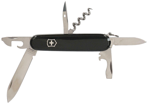 Нож Victorinox Spartan 91мм 12 функций Black - Фото 4 большая