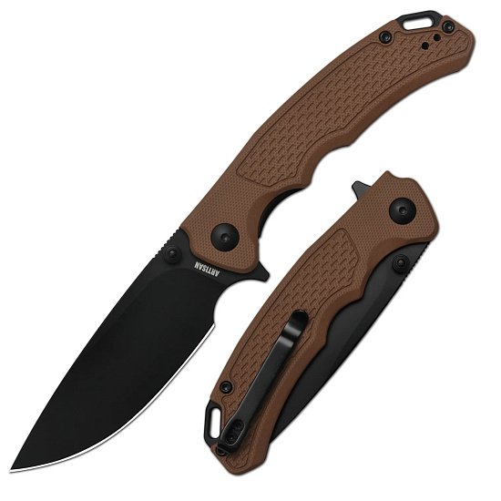 Нож Artisan Cutlery Tradition V2 G10/AR-RPM9 Brown - Фото 2 большая