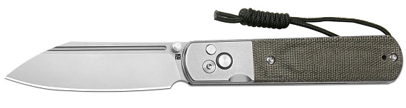 Нож Artisan Cutlery Holm микарта/S90V Steel/Green - Фото 5 большая