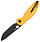 Нож Bestechman Angry Owl G10/D2 PVD Black/Yellow - Фото 3 малая