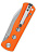 Нож QSP Knife Canary folder G10/14C28N Stonewash/Orange - Фото 2 малая