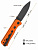 Нож QSP Knife Canary folder G10/14C28N Blackwash/Orange - Фото 3 малая