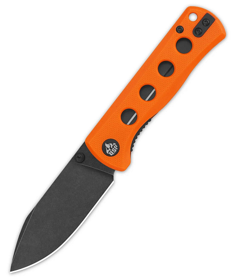 Нож QSP Knife Canary folder G10/14C28N Blackwash/Orange - Фото 1 большая