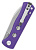 Нож QSP Knife Canary folder G10/14C28N Stonewash/Purple - Фото 2 малая