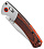 Нож Benchmade Mini Crooked River Dark Brown Wood/Satin - Фото 3 малая