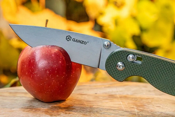 Нож складной туристический Ganzo D727M Green - Фото 8 большая