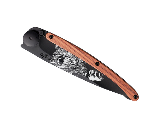 Нож Deejo Tattoo Coralwood Grizzly - Фото 3 большая
