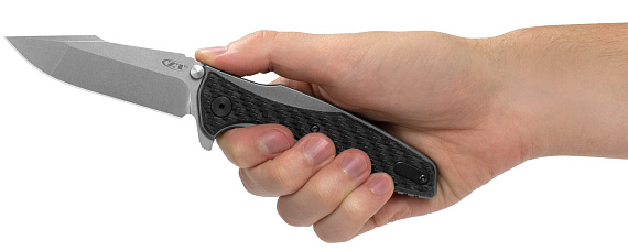 Нож Zero Tolerance K0393GLCF Титан/Карбон CPM-20CV - Фото 4 большая