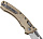 Нож MICROTECH Amphibian Ram-Lok S/E G10/Frag Стоунвош Бежевый - Фото 7 малая