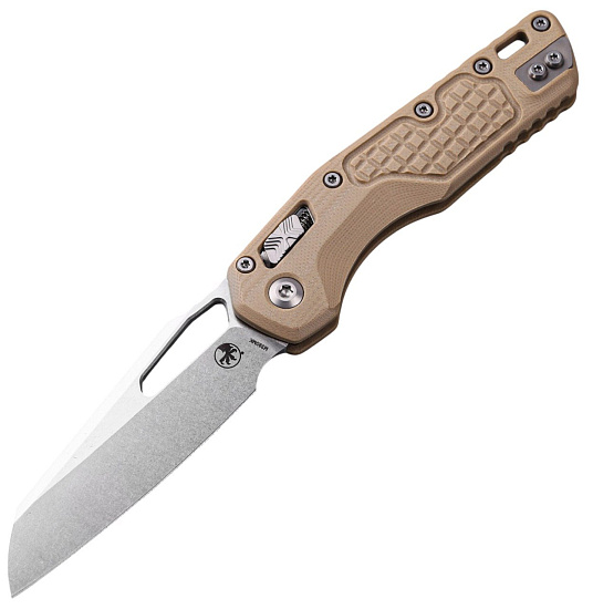 Нож MICROTECH MSI Ram-Lok S/E G10/Frag Стоунвош Бежевый - Фото 1 большая