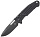 Нож FOX Smarty Auto Tactical Spear N690Co Чёрный - Фото 1 малая
