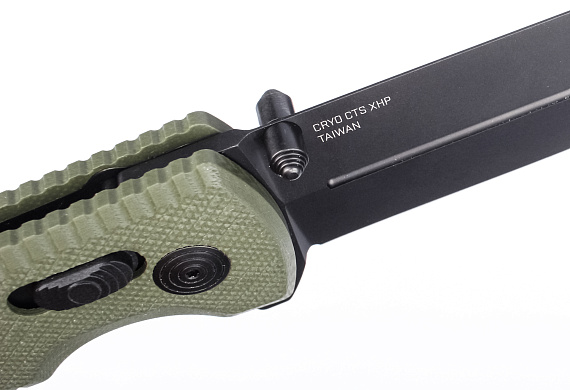 Нож SOG Pentagon Mk3-OD G10 CTS XHP Зелёный/Чёрный - Фото 5 большая