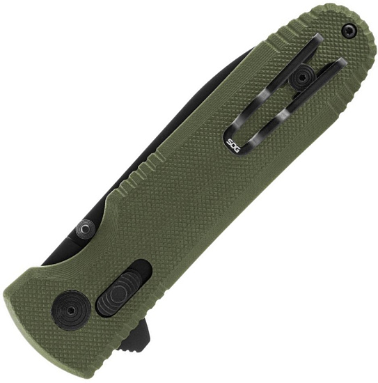 Нож SOG Pentagon Mk3-OD G10 CTS XHP Зелёный/Чёрный - Фото 3 большая