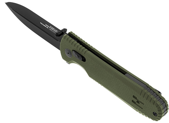Нож SOG Pentagon Mk3-OD G10 CTS XHP Зелёный/Чёрный - Фото 6 большая