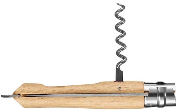 Нож Opinel №10 Бук + штопор - Фото 3 большая
