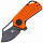 Нож Fox Puck G10/D2 Orange - Фото 1 малая