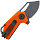 Нож Fox Puck G10/D2 Orange - Фото 2 малая