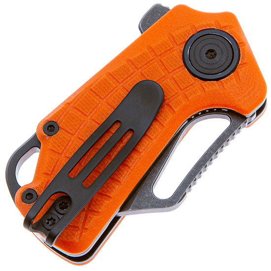 Нож Fox Puck G10/D2 Orange - Фото 4 большая