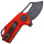 Нож Fox Puck G10/D2 Red - Фото 2 малая