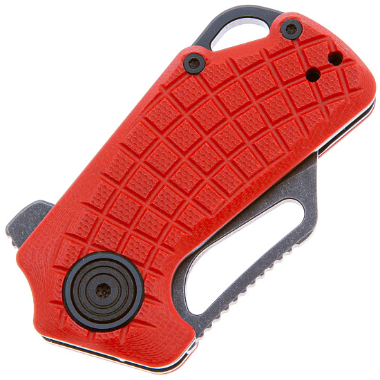 Нож Fox Puck G10/D2 Red - Фото 3 большая