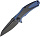 Нож Kershaw Natrix XL Carbon Fiber Blue - Фото 1 малая