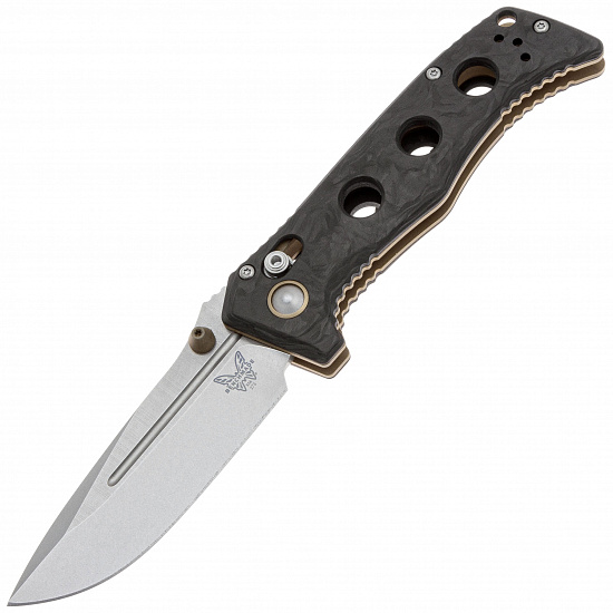 Нож Benchmade Mini-Adamas Black/Polish - Фото 1 большая