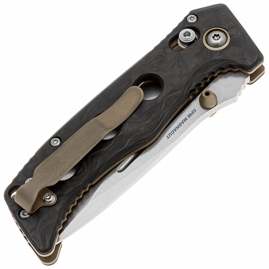 Нож Benchmade Mini-Adamas Black/Polish - Фото 4 большая