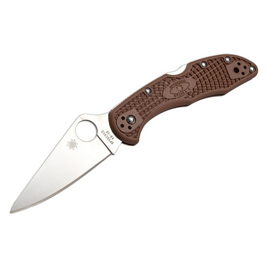 Нож Spyderco Delica 4 Brown - Фото 2 большая