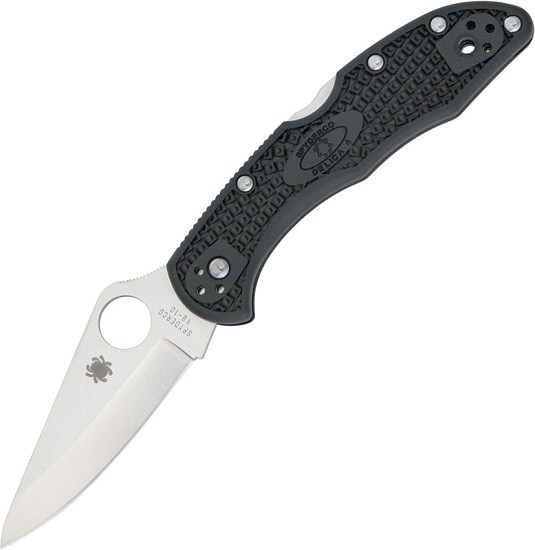 Нож Spyderco Delica 4 Black - Фото 1 большая