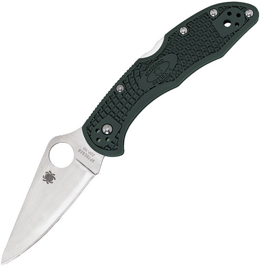 Нож Spyderco Delica 4 Green - Фото 1 большая