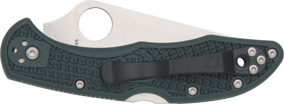 Нож Spyderco Delica 4 Green - Фото 2 большая