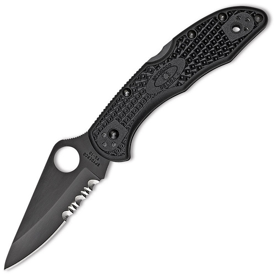 Нож Spyderco Delica 4 Black - Фото 1 большая