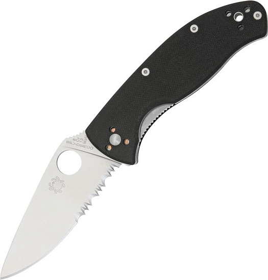 Нож Spyderco Tenacious Black - Фото 1 большая