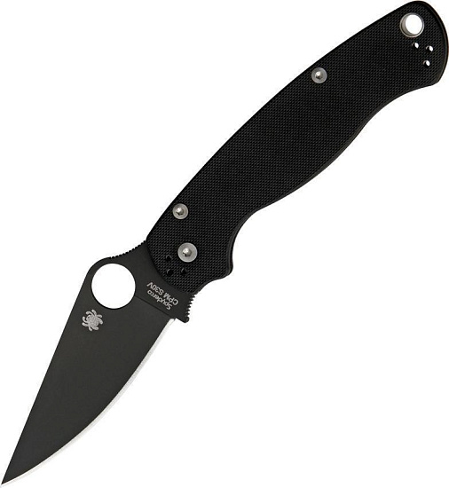 Нож Spyderco Para Military Black - Фото 1 большая