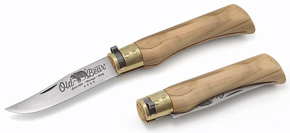 Нож Antonini Old Bear L Olive - Фото 3 большая
