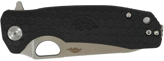 Нож Honey Badger Leaf L Чёрный - Фото 4 большая