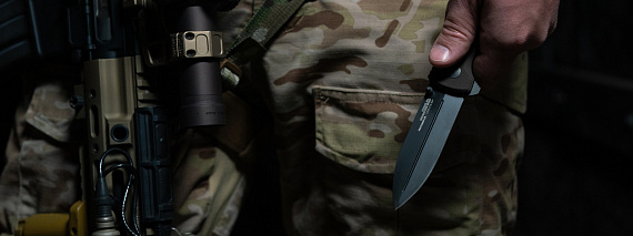 Нож складной Sog Pentagon XR Blackout - Фото 7 большая