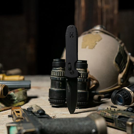 Нож складной Sog Pentagon XR Blackout - Фото 9 большая