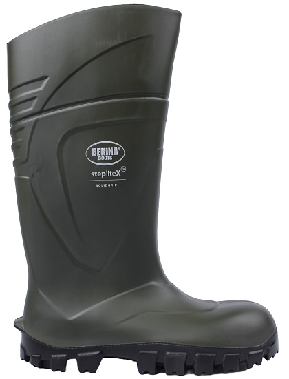Сапоги Bekina Steplite X 04 Solidgrip Green/Black - Фото 1 большая