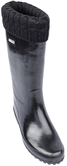 Сапоги женские Aigle Eliosa Winter Noir - Фото 5 большая