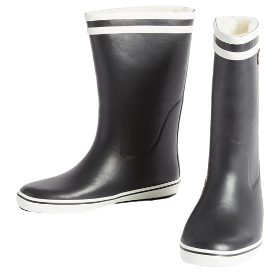Сапоги женские Aigle Malouine Fur 2 Marine - Фото 3 большая