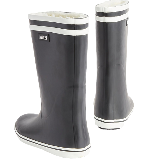 Сапоги женские Aigle Malouine Fur 2 Marine - Фото 4 большая