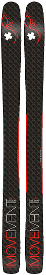 Горные лыжи Movement ALP Tracks 100 LTD Carbon Black - Фото 1 большая